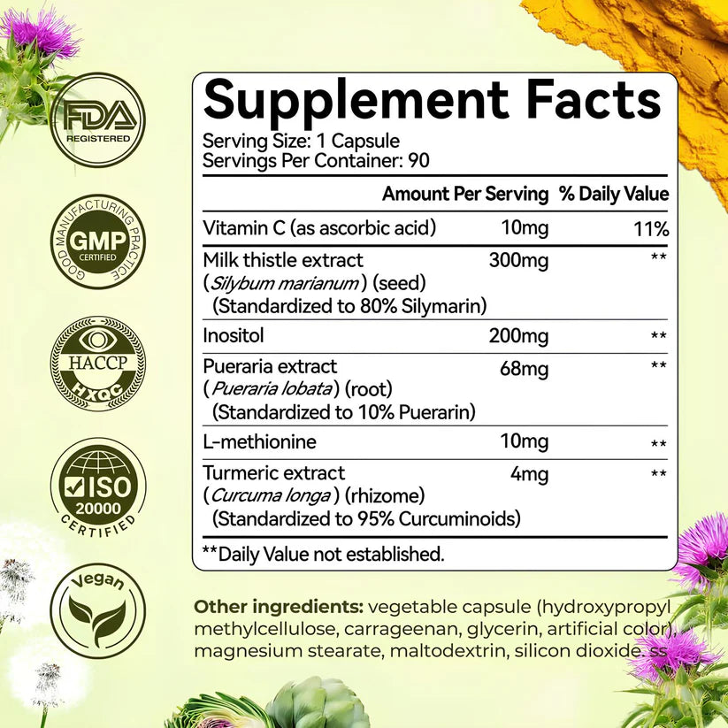 Auvra™ Milk Thistle Liver Detox & Colon Cleanse