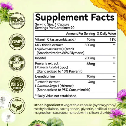 Auvra™ Milk Thistle Liver Detox & Colon Cleanse