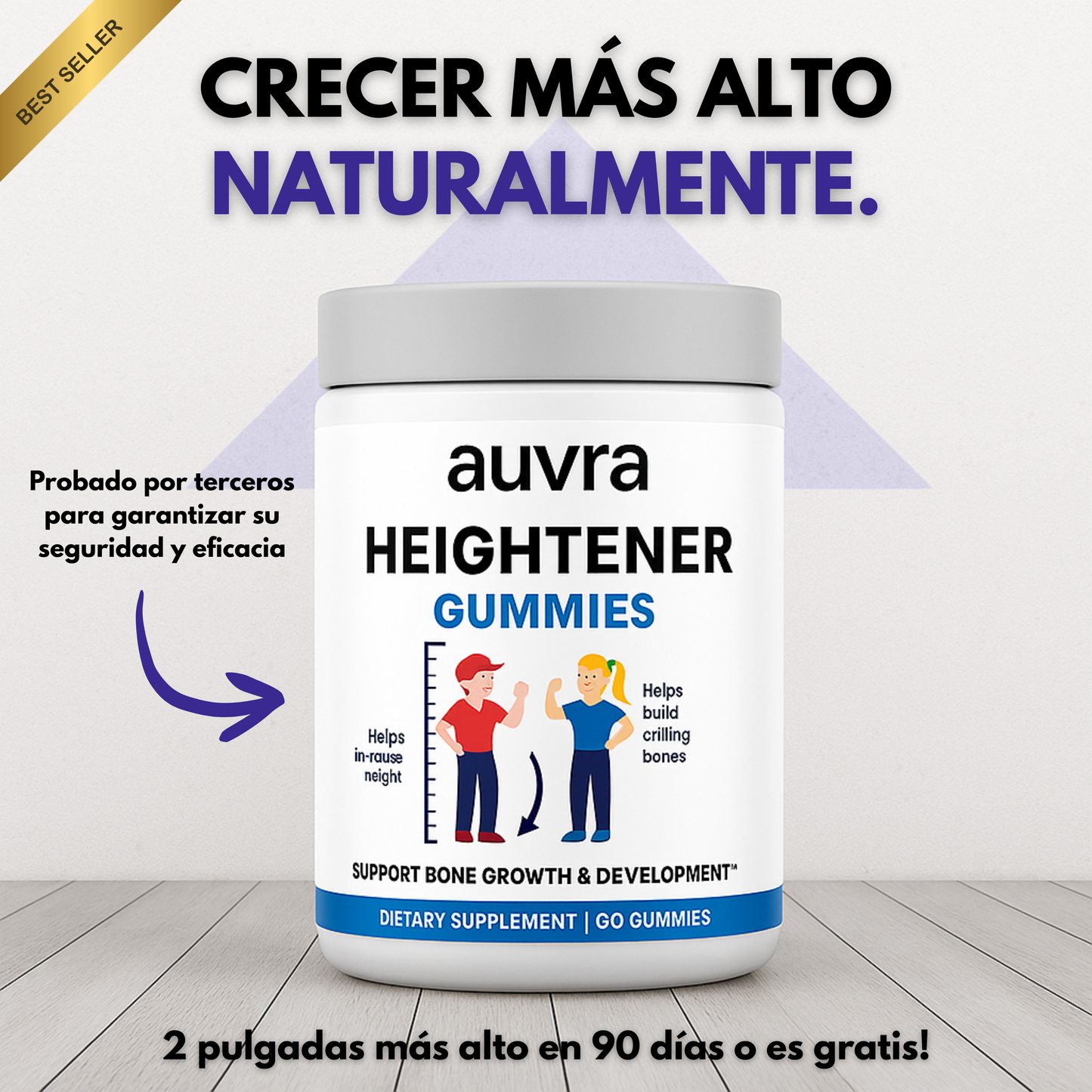 Auvra™ - Natural Height Growth Gummies