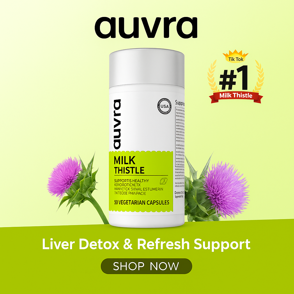 Auvra™ Milk Thistle Liver Detox & Colon Cleanse