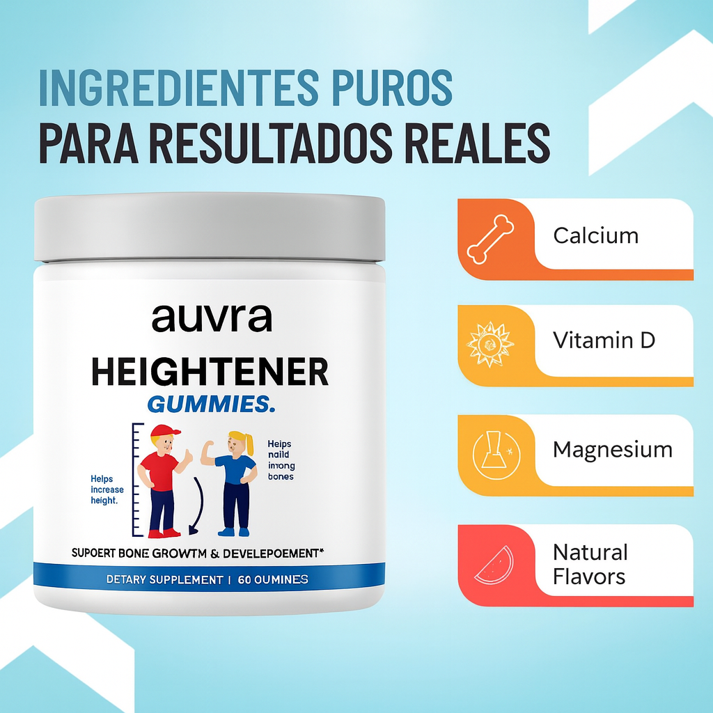 Auvra™ - Natural Height Growth Gummies