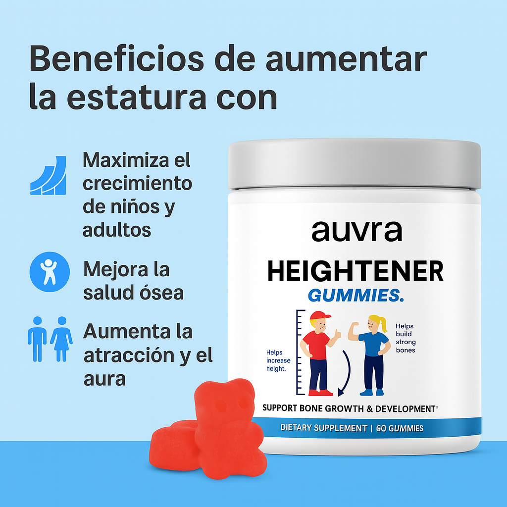 Auvra™ - Natural Height Growth Gummies