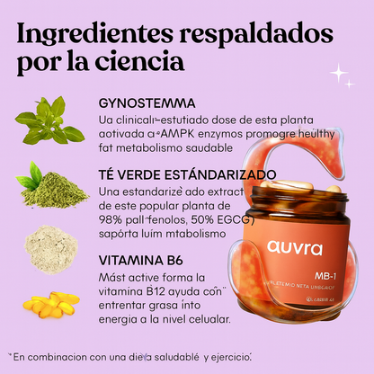 Cápsulas Avanzadas MB-1 para la Quema de Grasa Femenina