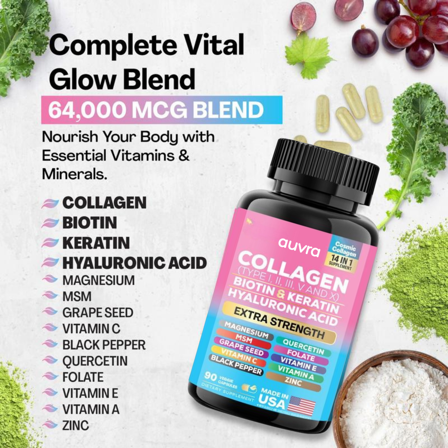 Auvra™ - Advanced Collagen Blend (14-IN-1)